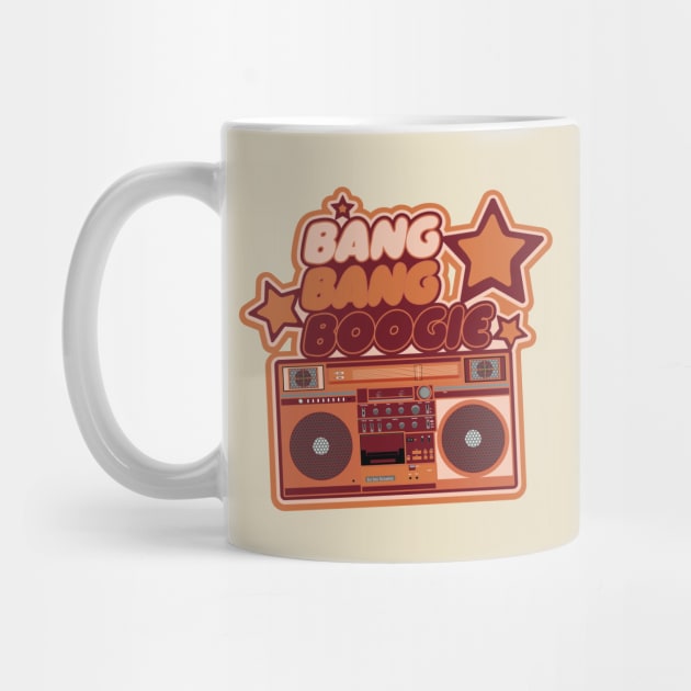 Bang Bang Boogie - Boombox - Ghettoblaster - Pop Art Design by Boogosh